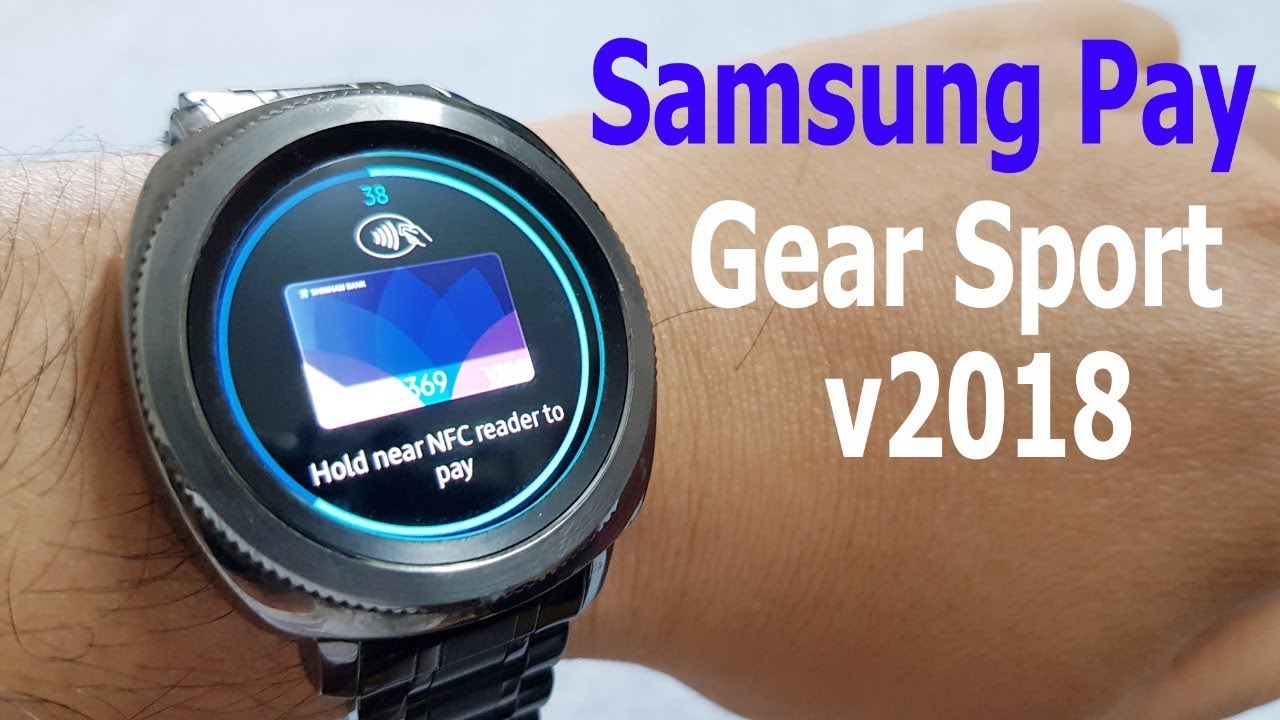 Using Samsung Pay On The Gear Sport 