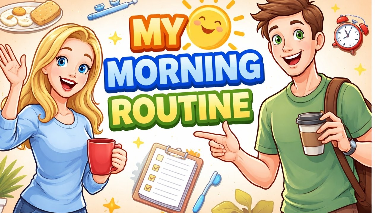 My Morning Routine | Speak English Naturally Every Day.