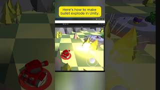 Bullet Explosion in Unity with One Script #shorts