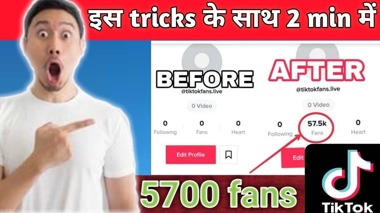 How To increase tik tok Fans and like new tricks 2019 tik tok me fans ...