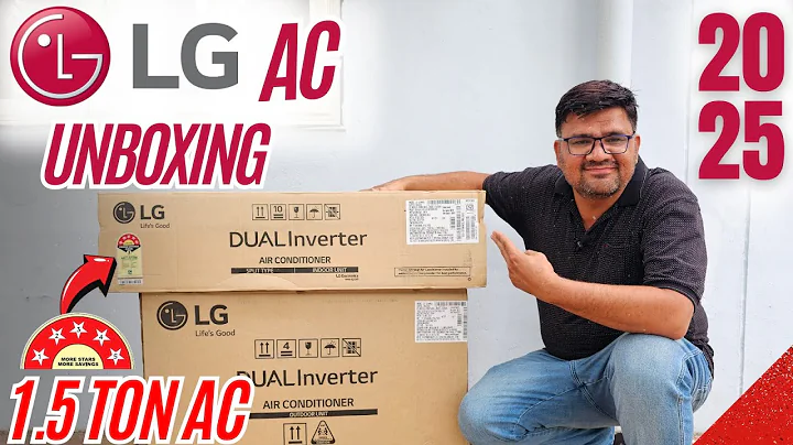 LG AC 2025⚡LG 1.5 Ton AC Unboxing Review 2025⚡Best 1.5 Ton 5 Star AC in India 2025