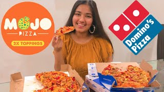 DOMINO'S VS MOJO PIZZA - Which is better? | PIZZA CHALLENGE | Ananya Gupta screenshot 1
