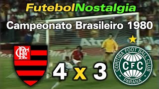 Flamengo 4 x 3 Coritiba - 25-05-1980 ( Campeonato Brasileiro )