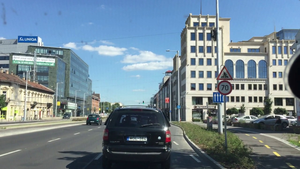 Van driving in Budapest - YouTube