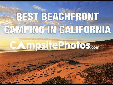 Видео: Central California Coast Beach Camping