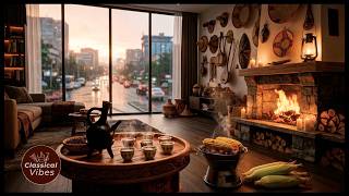 ☕🌧️ Rainy Day Bunna (ቡና) & Soft Jazz |  Ethio Jazz Instrumental for Reading & Focus 2026 screenshot 2