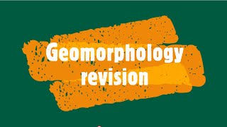 Gr 12: Geomorphology revision screenshot 5