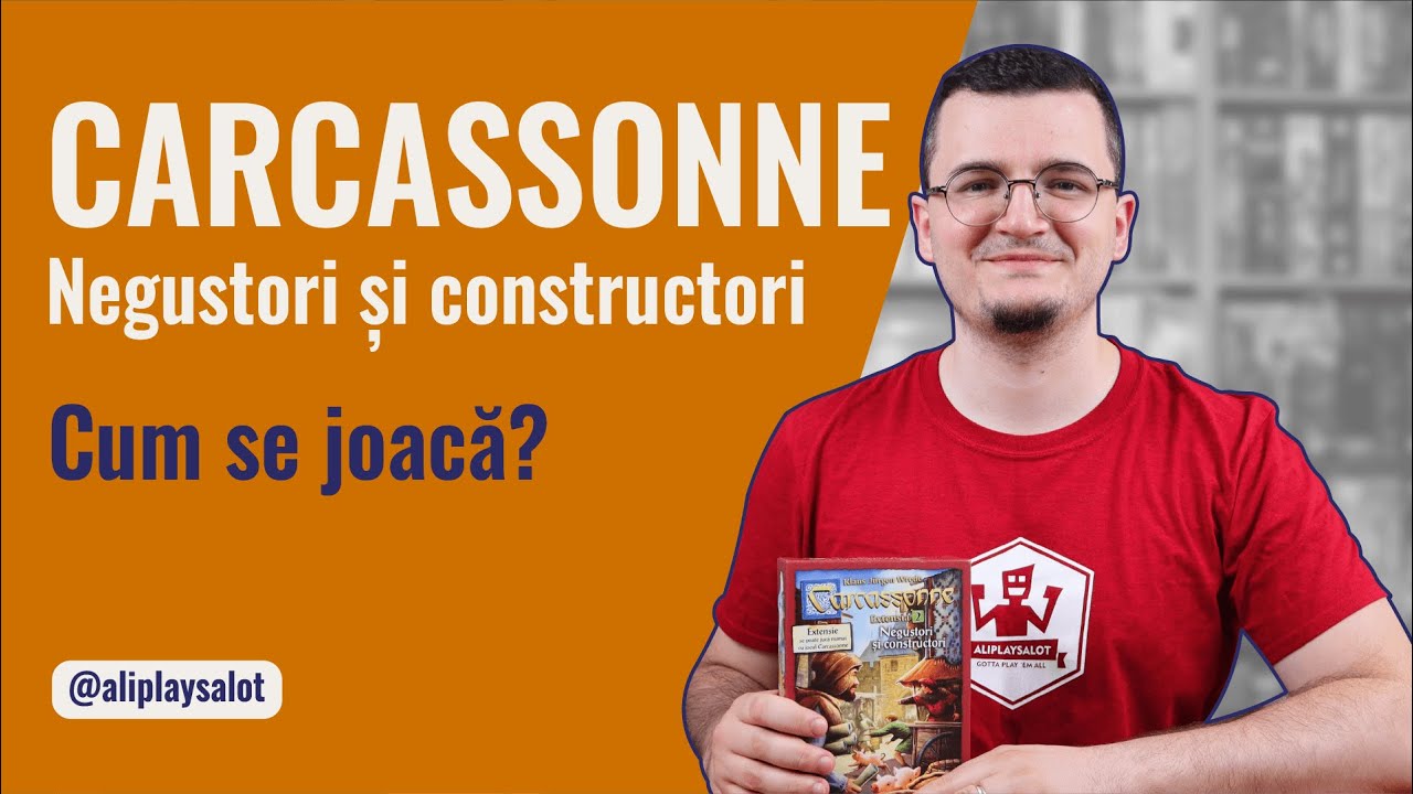 Cum se joacă Carcassonne: Negustori și constructori (Oxygame) | Tutorial oficial de Ali Plays a Lot