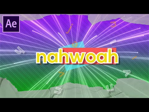 unique candy style text animation effect after effects tutorial!