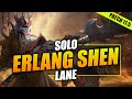 The hard carry warrior  smite solo erlang shen