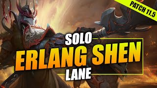 The HARD CARRY Warrior | SMITE Solo ERLANG SHEN