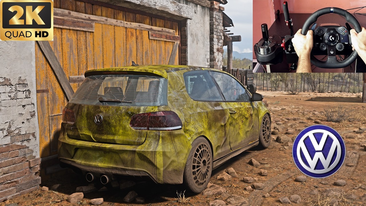 Rebuilding Volkswagen Golf GTI Mk6 | Forza Horizon 5 Steering Wheel Gameplay