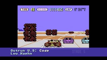 Outrun (U.S Edition) (C64) - A Playguide and Review - by Lemon64.com