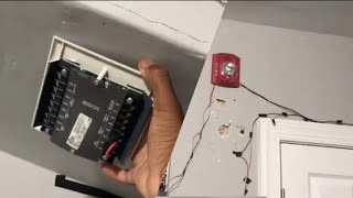 Installing a MDL3W sync module | Demo fire alarm system. 