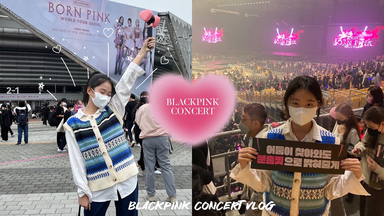 BLACKPINK￼ concert vlog 💗🖤 l 콘서트 후기 + stay 떼창 🎤 ㅣ 마지막 콘서트 💧ㅣ 성수 나들이 ㅣ 대림창고 ㅣ ZARA 쇼핑 🛍