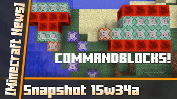Snapshot 15w34a Minecraft 1.9 - New Command Blocks explained, Melee cooldown!
