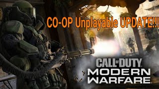 CO-OP Unplayable In Call of Duty: Modern Warfare UPDATE!!!
