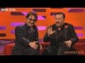 Funny Johnny Depp at the Graham Show