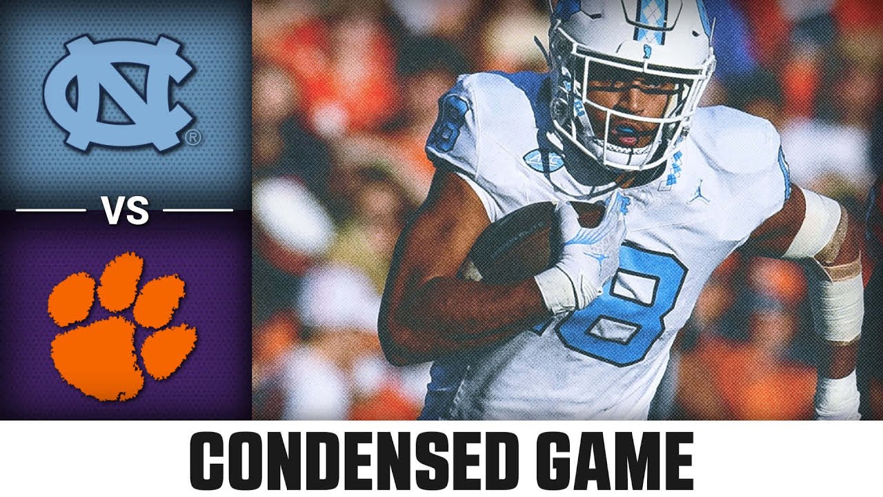 North Carolina vs. Clemson Condensed Game 2023 ACC Football YouTube