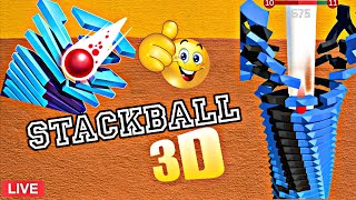 💥 STACK BALL 3D WORLD RECORD BREAK? #stackball #gaming #stackballgame