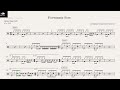 Fortunate Son - Creedence Clearwater Revival - Drum Sheet Demo