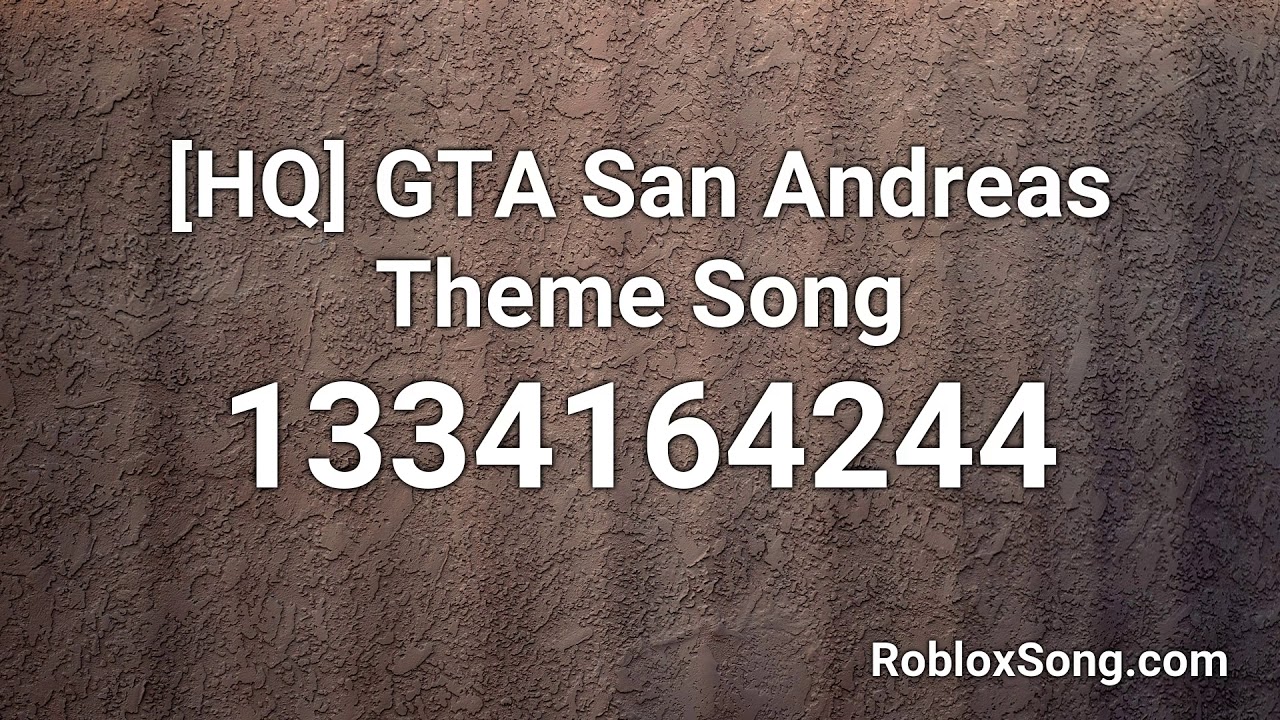 Hq Gta San Andreas Theme Song Roblox Id Roblox Music Code Youtube - gta san andreas theme bass boosted roblox id roblox music