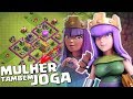 ELA TEM UM "CV6ZÃO" DA PORRA! NAMORADA QUE JOGA CLASH OF CLANS É OUTRO NÍVEL! + DICAS CV6