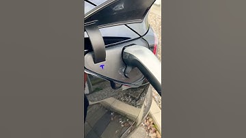 How to charge a Tesla? Tesla Supercharger #tesla #electriccar #shorts #short#teslasupercharger