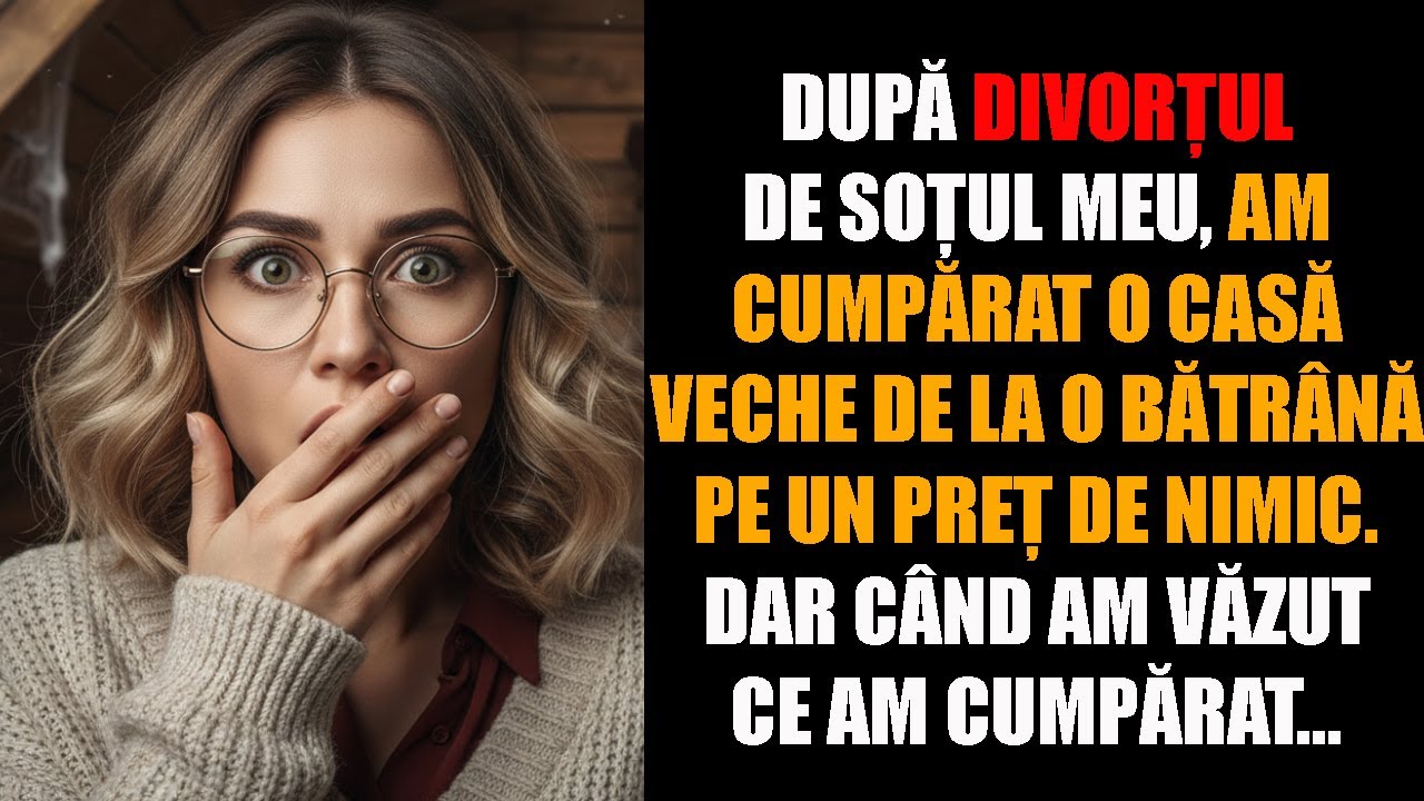 După DIVORȚUL de soțul meu, am CUMPĂRAT o casă veche de la o bătrână pe un PREȚ de nimic. Dar când