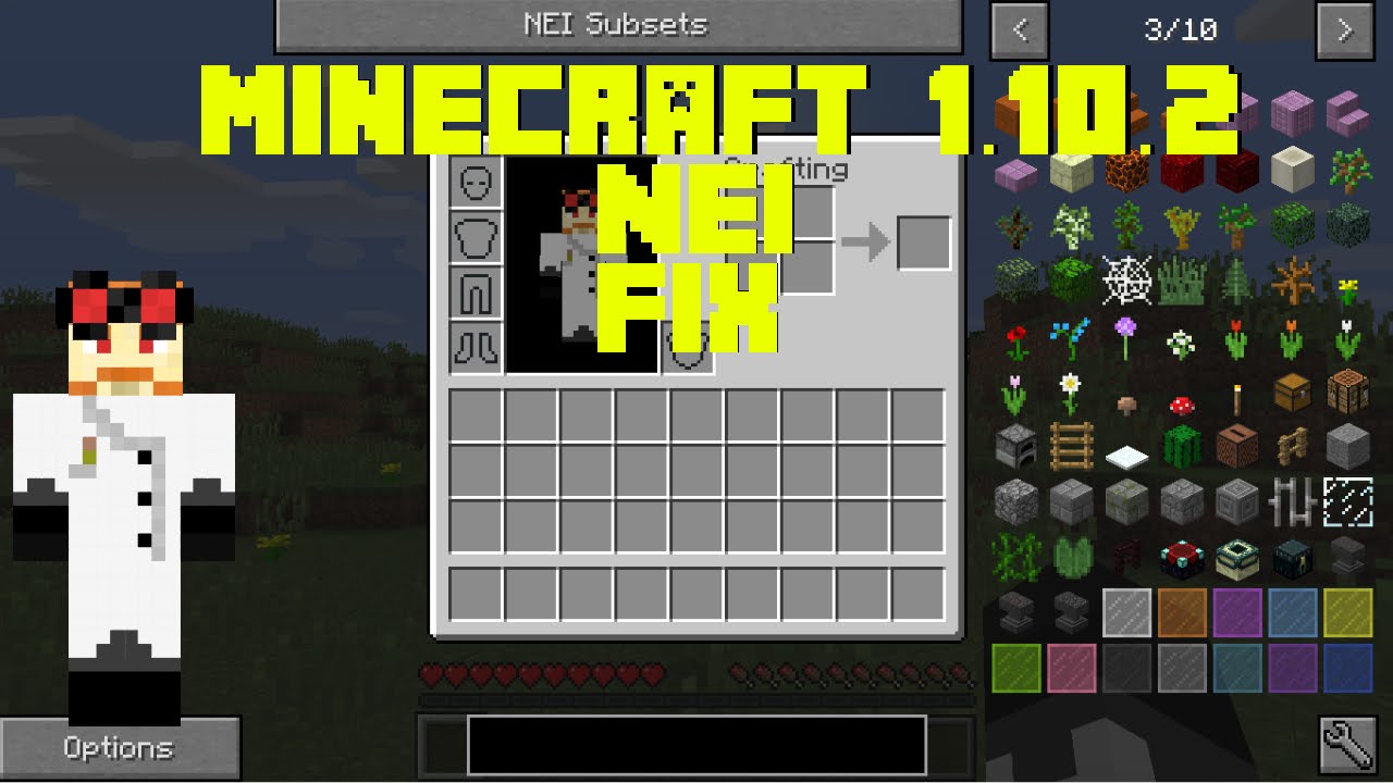 Not Enough Items Fix For Minecraft 1.10.2