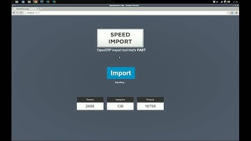 How to import data to OpenERP in 11 seconds