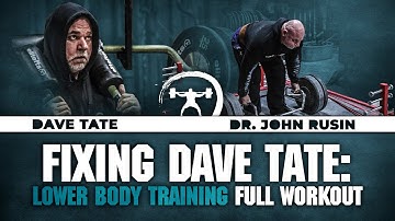 Fixing Dave Tate: Lower Body Full Workout | elitefts.com