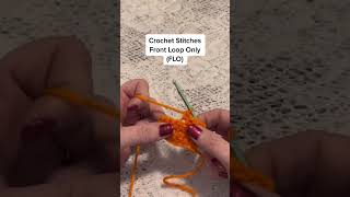 Working In The Front Loop Only Flo