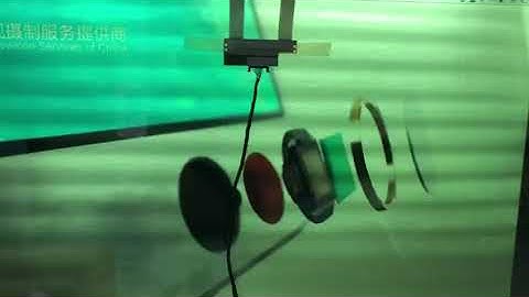 Test video for 55 inch transparent lcd display from Shenzhen ETK Technology Co ,Limited