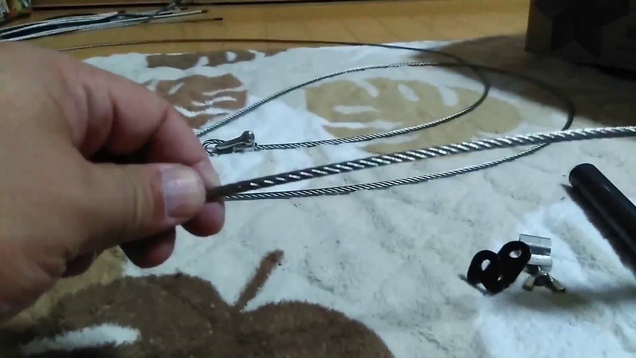 イノホイ製くくりわな　組み立てる