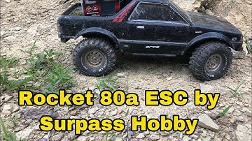 Rocket 80A ESC by Surpass Hobby in the Carisma Subaru Brat