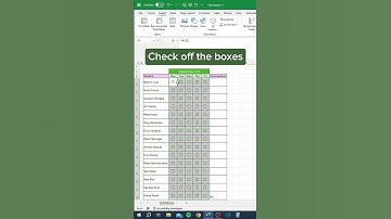 How to create a Checklist in Excel ‼️