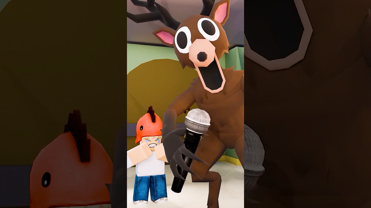 Deer Make Dino Kid Go To Sleep #roblox #shorts #robloxanimation