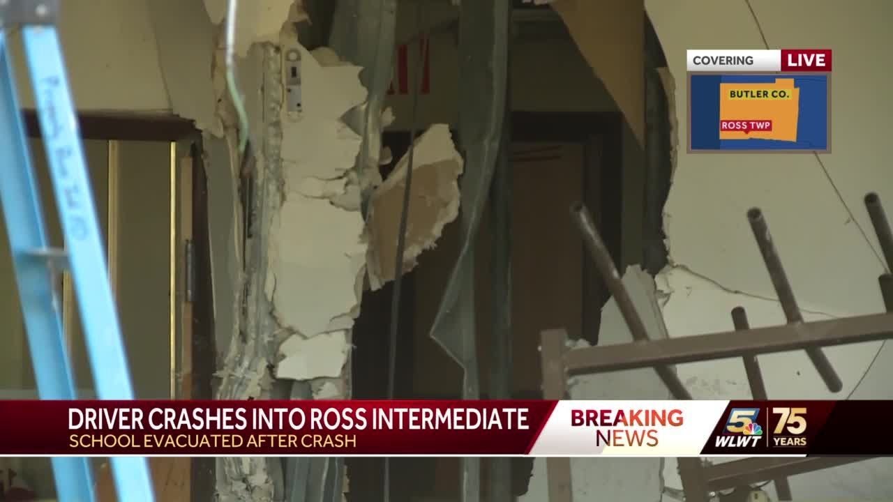 Vehicle crashes into middle school in Butler County; students evacuated ...
