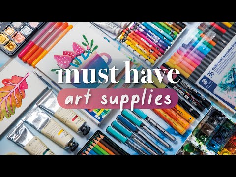 MUST HAVES for 2023 // Favorite Art Supplies 