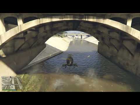 Видео: Grand Theft Auto V. Все полёты под мостом.