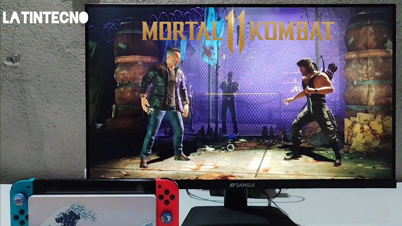Asi Se Ve MORTAL KOMBAT 11 En Nintendo SWITCH Mod TV 📺 24" Gran Port ...