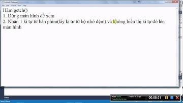 [Lập trình C/C++] Bắt từng kí tự để xử lí bằng hàm getch()