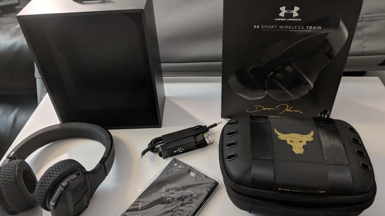 under armour headset the rock