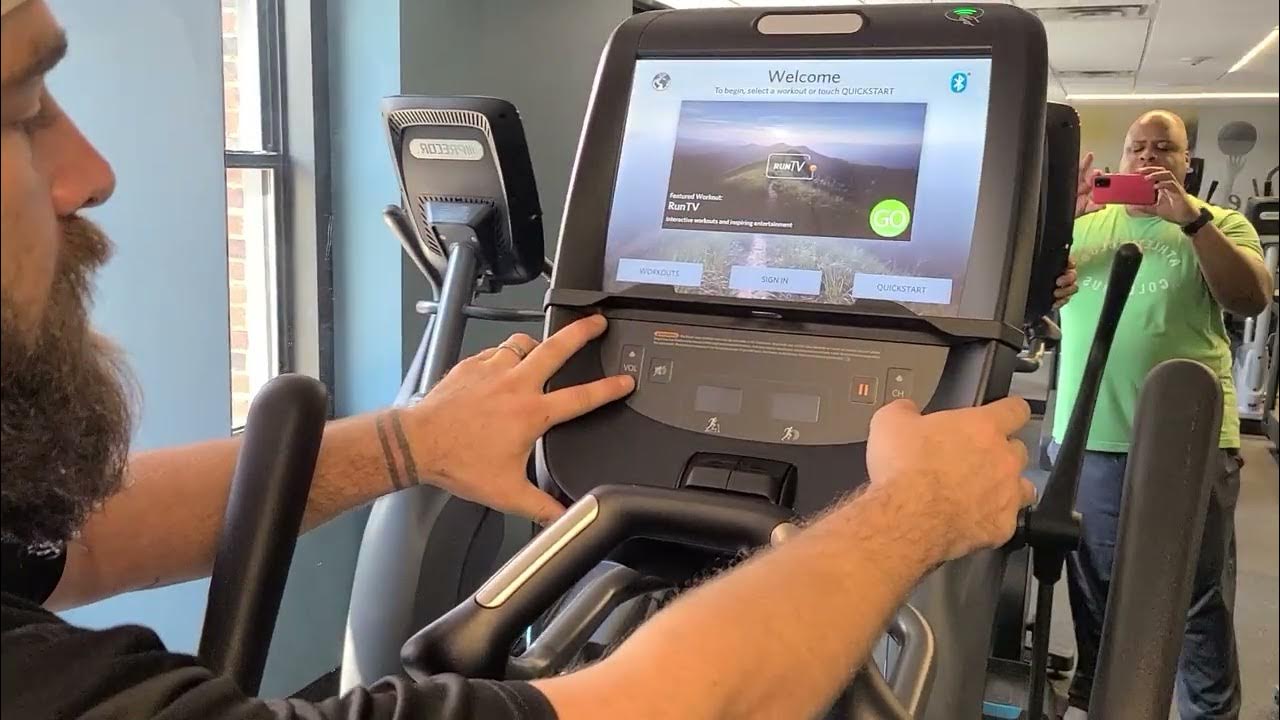 How to get into settings Precor connected machines YouTube