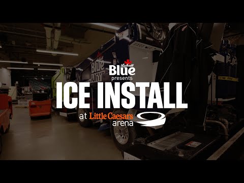 Detroit Red Wings | Ice Install at Little Caesars Arena