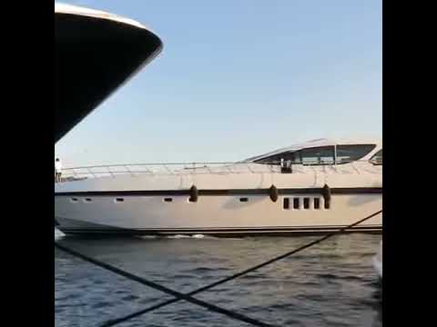 luxury boat MAGUSTA130 in marina saint tropez - YouTube