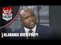 Booger McFarland UPSET over Alabama over FSU in the CFP?! | CFP Selection Show