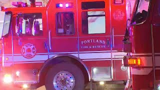 Crews knock down fire at SE Portland apartment complex, no injuries reported