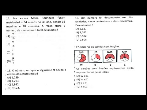 Atividade com fração para o 4º ano – Cartões com frações